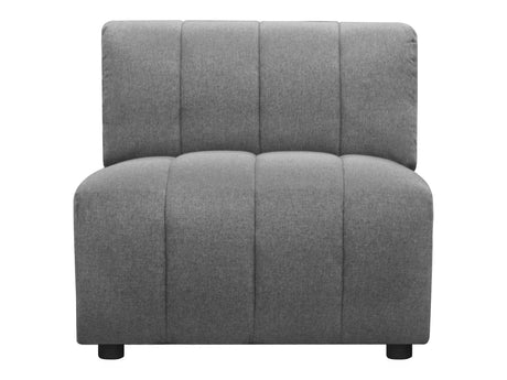 Lyric Grey Slipper Chair - Ornate Home