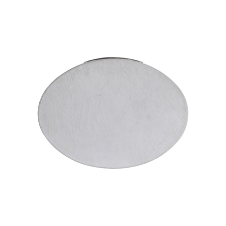 Lyric White/Polished Stainless Nightstand - Ornate Home