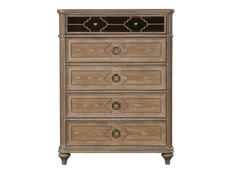 Lyris  Rustic Oak Chest - Ornate Home