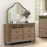 Lyris  Rustic Oak Dresser - Ornate Home