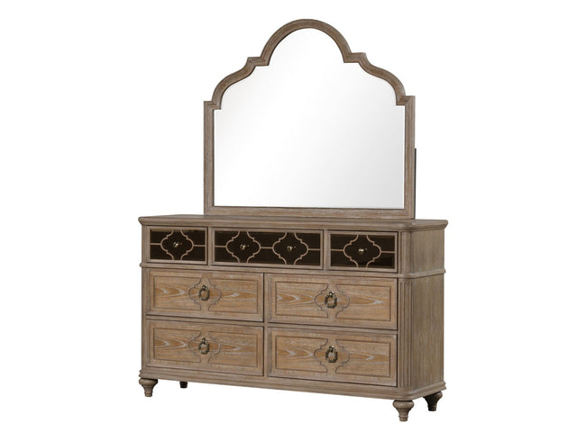 Lyris  Rustic Oak Dresser - Ornate Home