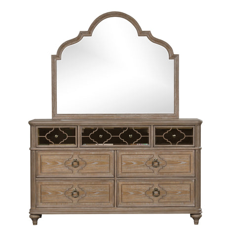 Lyris  Rustic Oak Dresser - Ornate Home