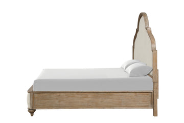 Lyris  Rustic Oak Eastern King Bed - Ornate Home