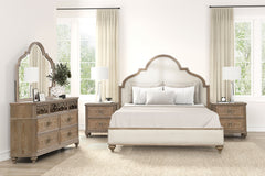Lyris  Rustic Oak Nightstand - Ornate Home
