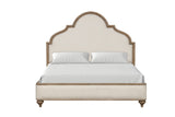 Lyris  Rustic Oak Queen Bed - Ornate Home