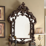 Lysandra Brown Cherry/Silver Highlights Mirror / HD-CONM8017 - Ornate Home