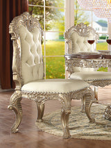 Lysandra Silver Accent Pieces 5pc Round Dining Set  / HD-8017 - Ornate Home