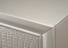 Lyssa Champagne LED Panel Youth Bedroom Set - Ornate Home