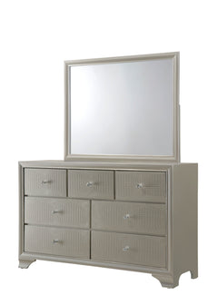 Lyssa Champagne LED Panel Youth Bedroom Set - Ornate Home