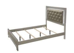 Lyssa Champagne LED Panel Bedroom Set - Ornate Home