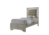 Lyssa Champagne LED Panel Youth Bedroom Set - Ornate Home