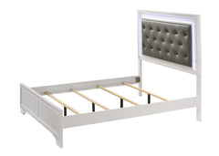 Lyssa Frost LED Panel Bedroom Set - Ornate Home