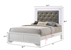 Lyssa Frost LED Panel Youth Bedroom Set - Ornate Home
