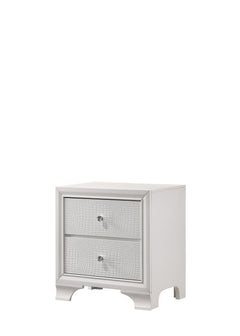 Lyssa Frost/Oat LED Panel Bedroom Set - Ornate Home