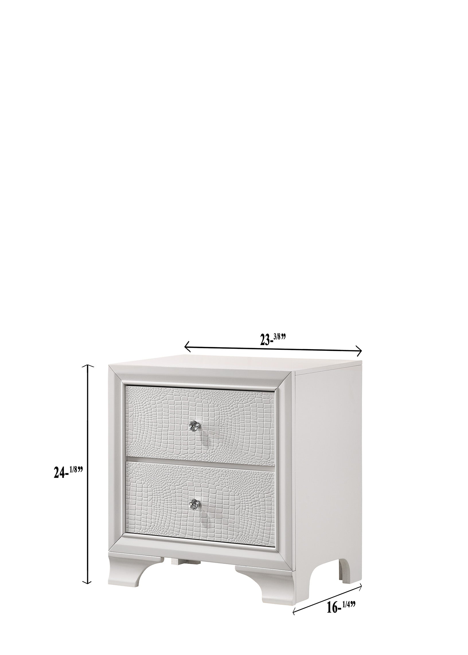 Lyssa Frost/Oat LED Panel Bedroom Set - Ornate Home