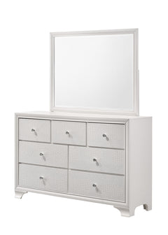 Lyssa Frost/Oat LED Panel Bedroom Set - Ornate Home