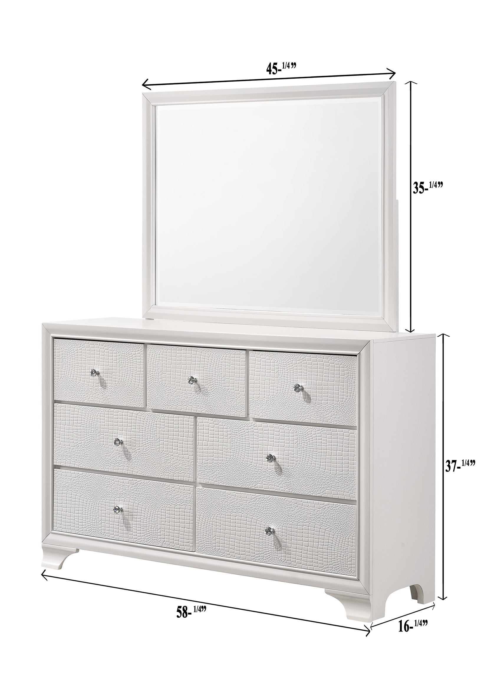 Lyssa Frost/Oat LED Panel Bedroom Set - Ornate Home