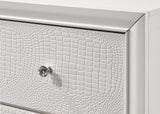 Lyssa Frost/Oat LED Panel Bedroom Set - Ornate Home