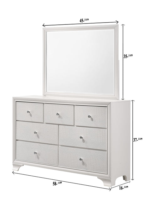 Lyssa Frost/Oat LED Panel Youth Bedroom Set - Ornate Home