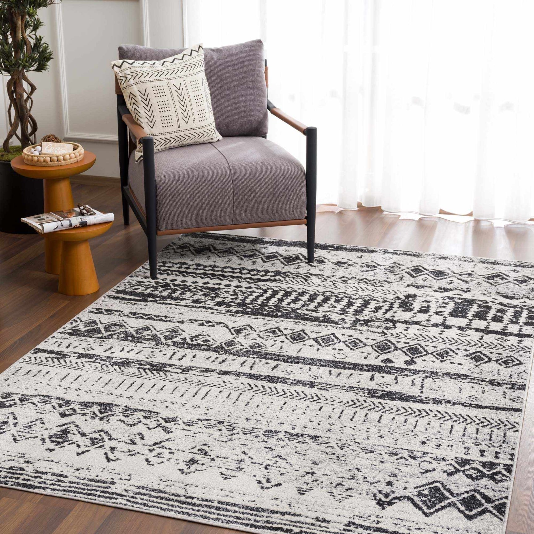 Lyssons Washable Area Rug - Ornate Home