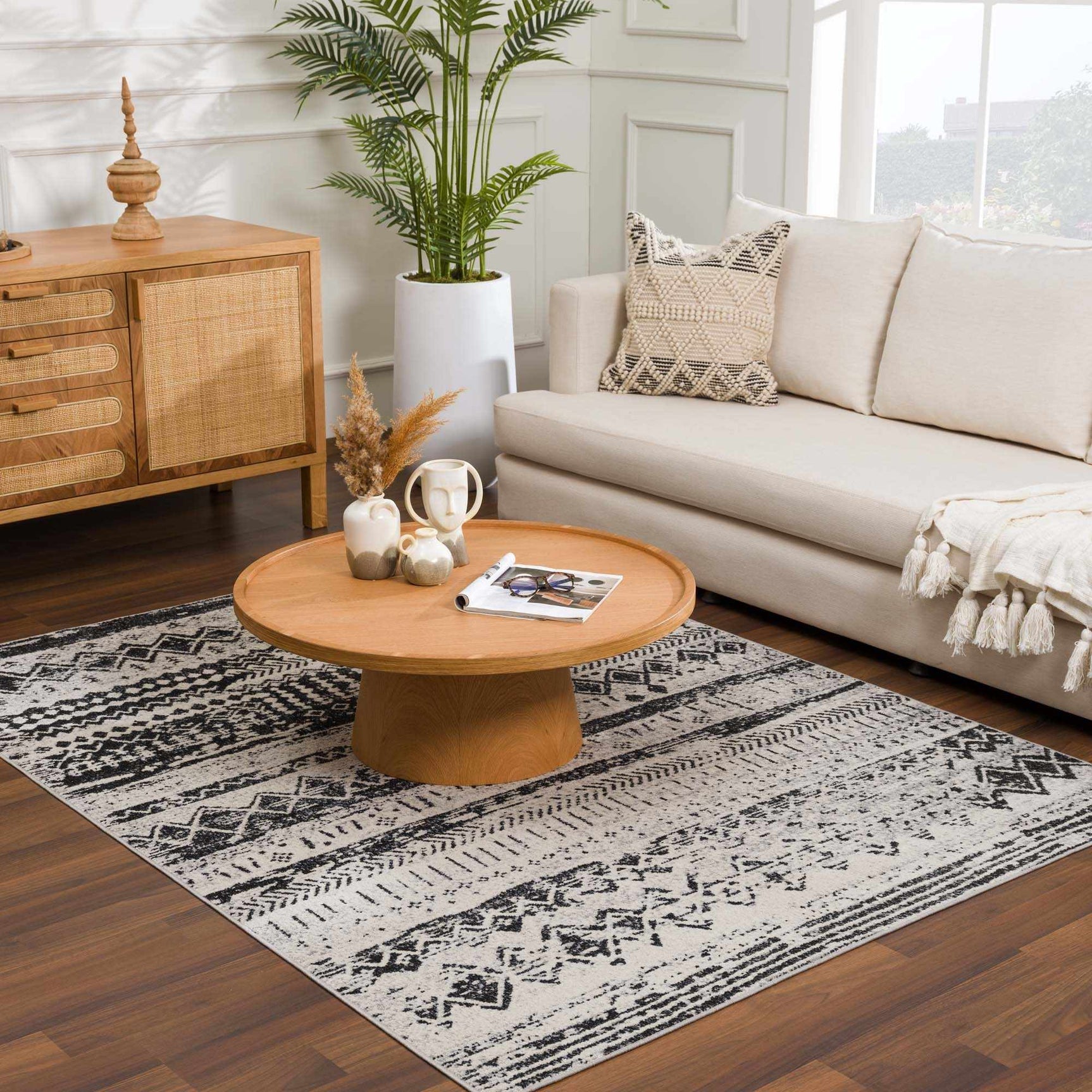 Lyssons Washable Area Rug - Ornate Home
