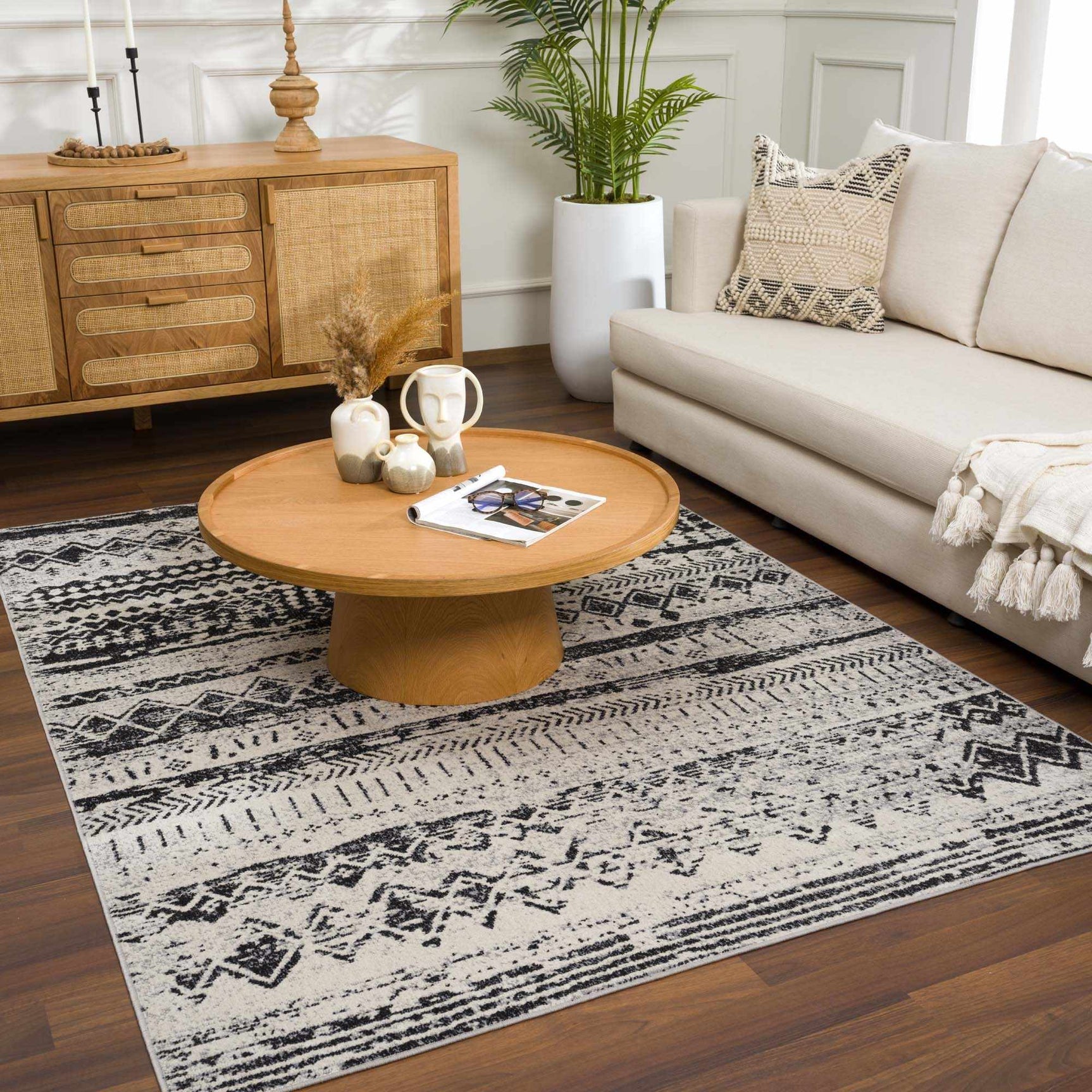 Lyssons Washable Area Rug - Ornate Home