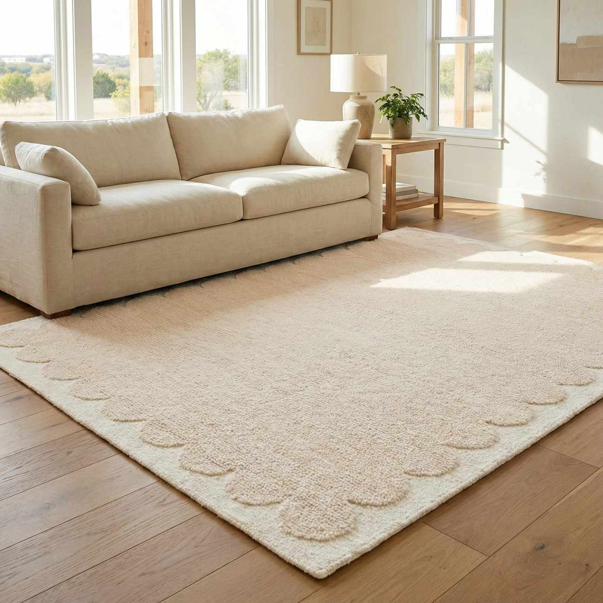 Lytufa Modern Art Deco Handmade Area Rug - Ornate Home