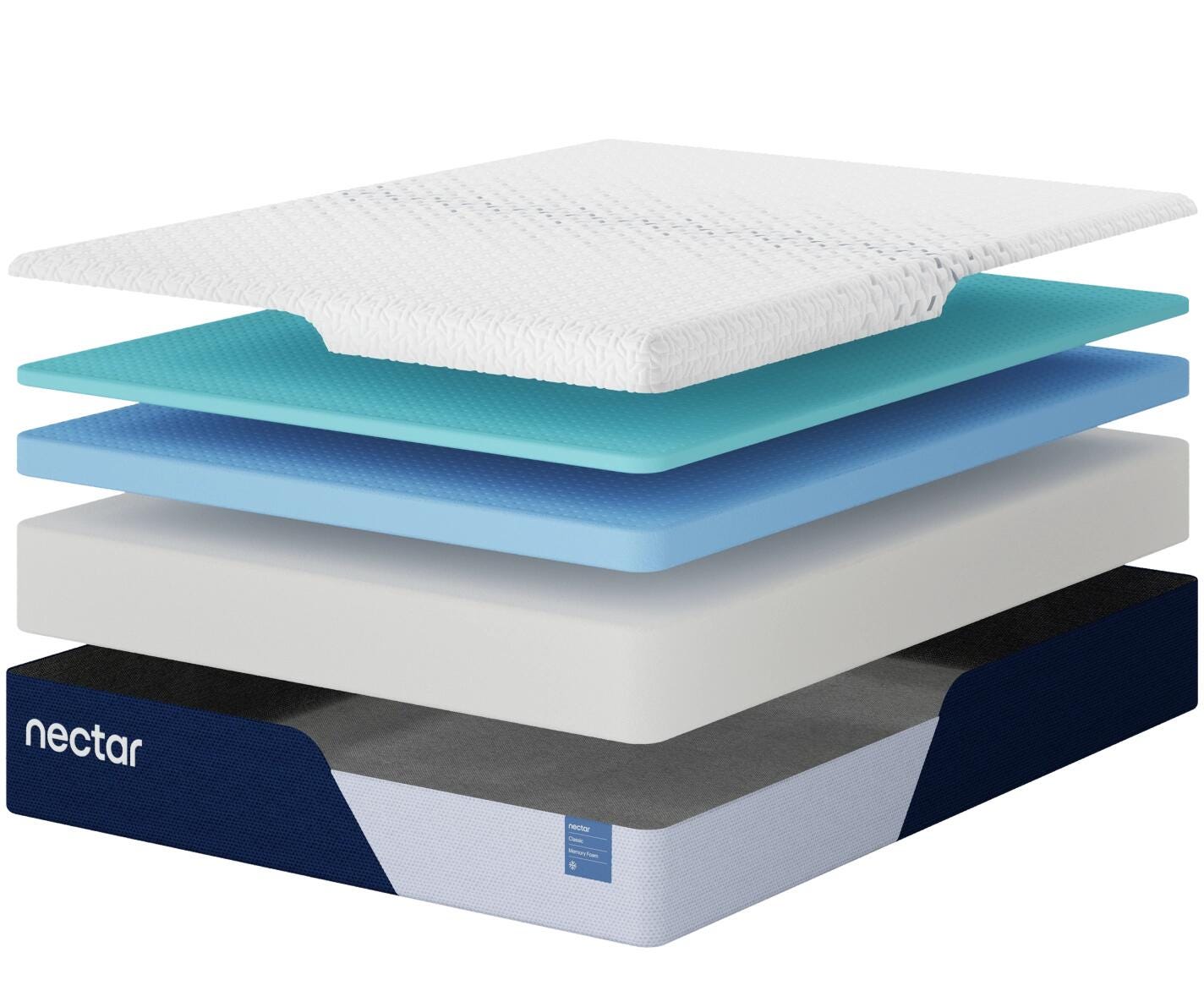 Nectar Classic Memory Foam White 2 Twin XL Mattresses