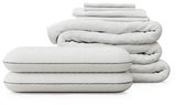 RH Mattress Protect Bundle White Queen Bedding Bundle