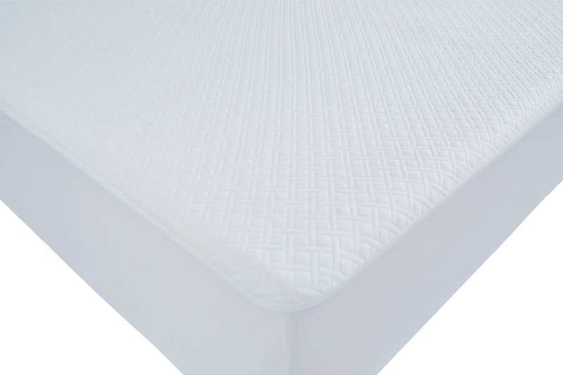 Basic Super-Soft Breathable Bamboo Queen Mattress Protector - Ornate Home