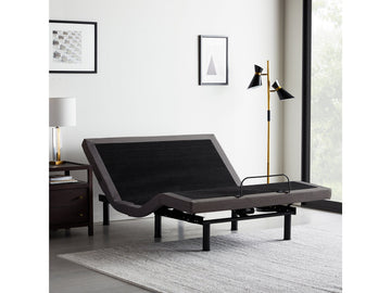 M555 Charcoal Queen Adjustable Base - Ornate Home
