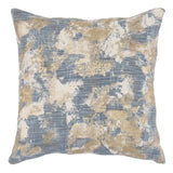 MA Luciana Rain Blue 22x22 Throw Pillow - Ornate Home