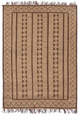 Maia Jute & Leather Area Rug - Clearance