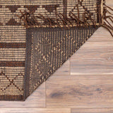 Maia Jute & Leather Area Rug - Clearance
