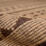 Maia Jute & Leather Area Rug - Clearance