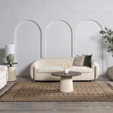Maia Jute & Leather Area Rug - Clearance
