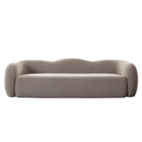 Maya Winter Mink Performance Velvet Sofa - Ornate Home