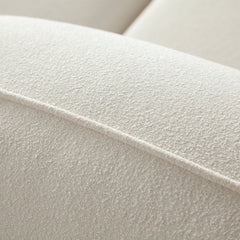Micah Ivory Fabric 3-Pc Sectional - Ornate Home