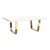 Mirage White Lacquer Coffee Table - Ornate Home