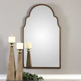 Brayden Brown Arch Metal Mirror