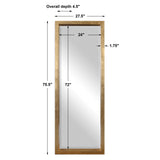 Edmonton Gold Leaner Mirror