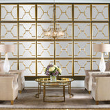 Misa Gold Square Mirrors (Set of 2)