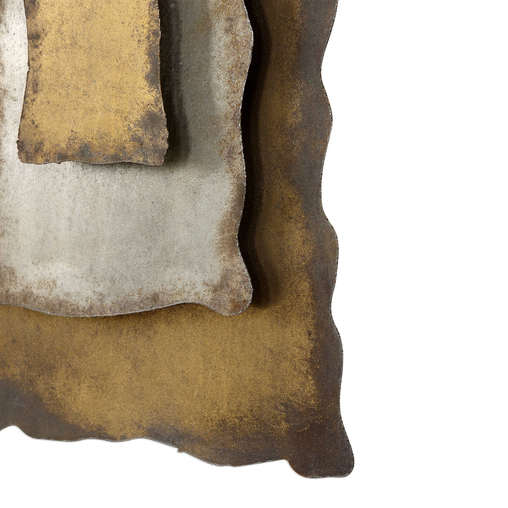 Jaymes Bronze/Gold/Silver Oxidized Panel
