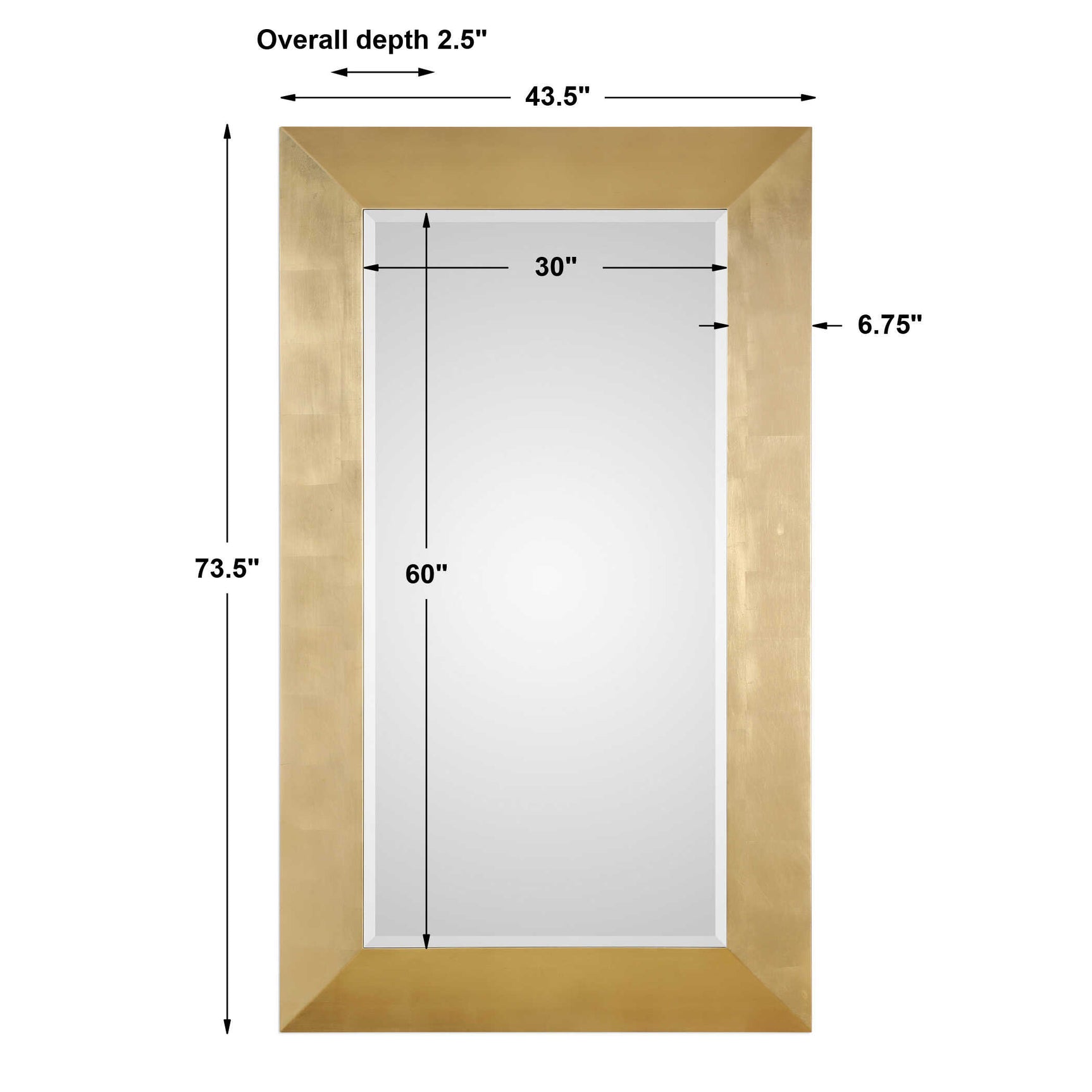 Chaney Gold Mirror