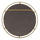 Carrizo Bronze Round Mirror