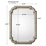 Calanna Antique Silver Mirror