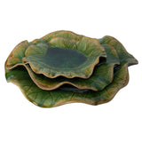 Abella Green Ceramic Wall Decor (Set of 3)