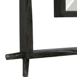 Ironworks Black Industrial Mirror