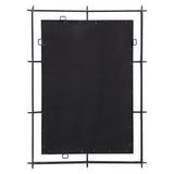 Ironworks Black Industrial Mirror