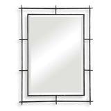 Ironworks Black Industrial Mirror